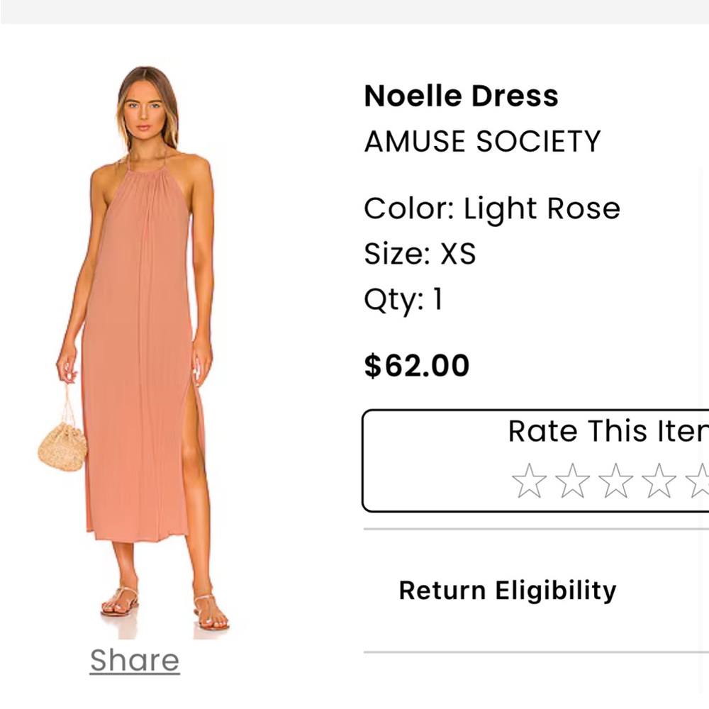 Noelle Dress Amuse Society - Picture 2 of 4